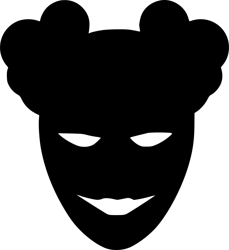 Joker Face Carnaval Head - Portable Network Graphics (896x980), Png Download