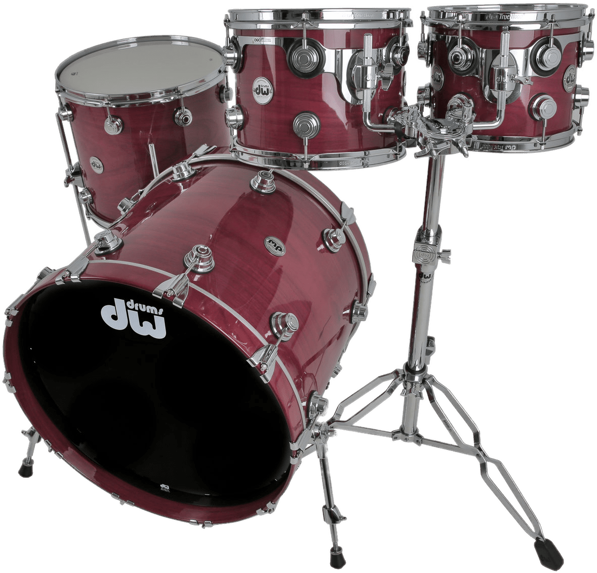 Download Dw Drums Purple Heart (1500x1238), Png Download