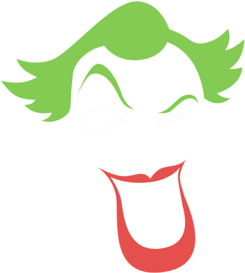 Batman Joker Simplified Men's Regular Fit T-shirt (556x600), Png Download