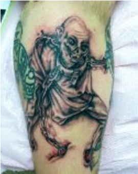 Black White - Tattoo (450x340), Png Download