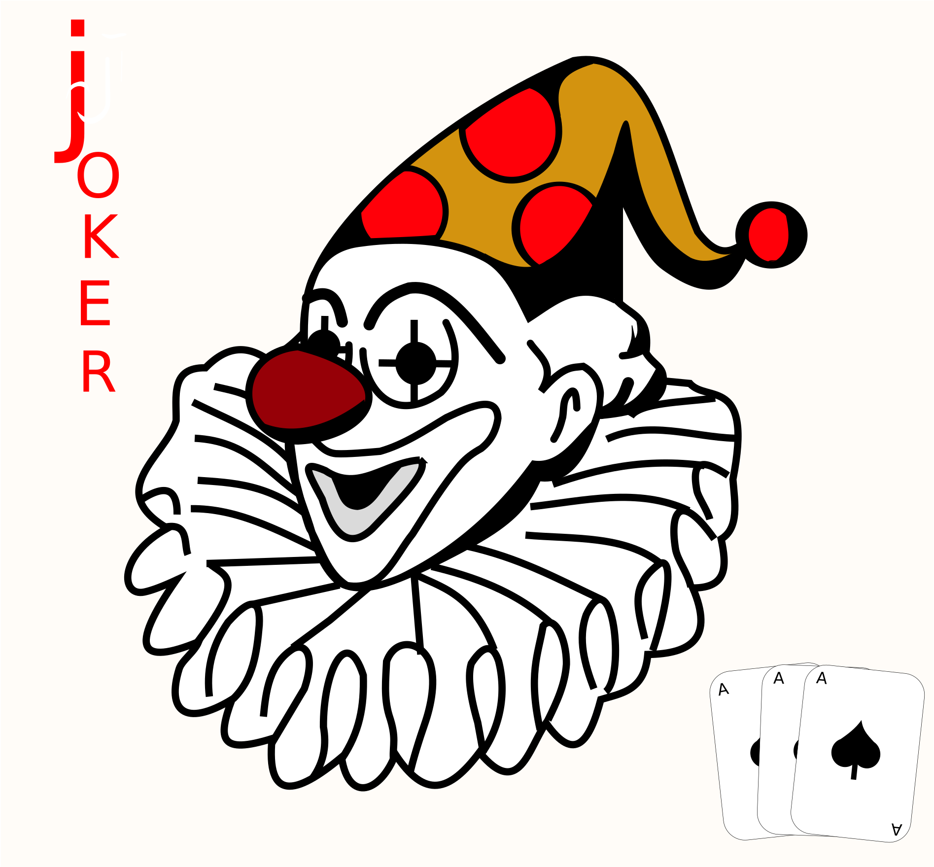 Freeuse Download Big Image Png - Joker In Pack Of Cards (2400x1980), Png Download