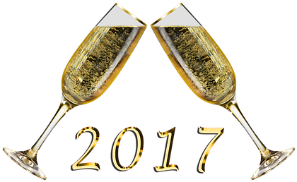 Champagne Glasses, Champagne - New Years Eve Png (519x340), Png Download