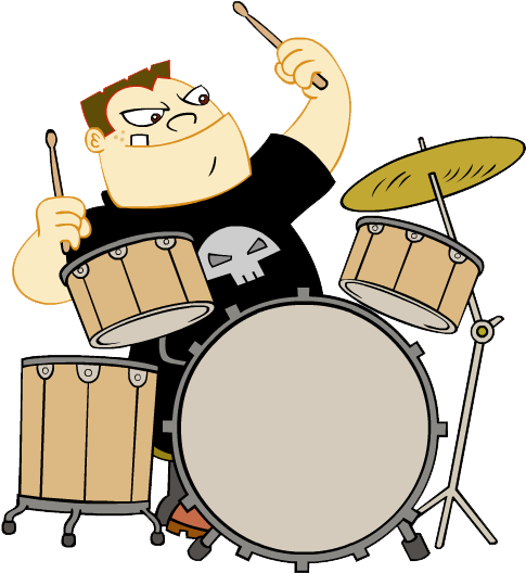 Baljeet Buford Clipart - Phineas And Ferb Drum (505x546), Png Download