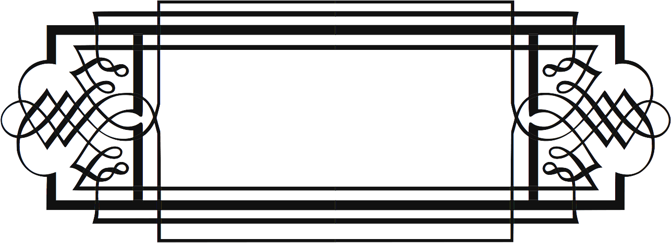 Scroll - Free Black And White Scroll Clip Art (1409x561), Png Download