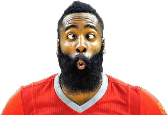 James Harden Png Cross Eyed - Harden Beard (610x400), Png Download