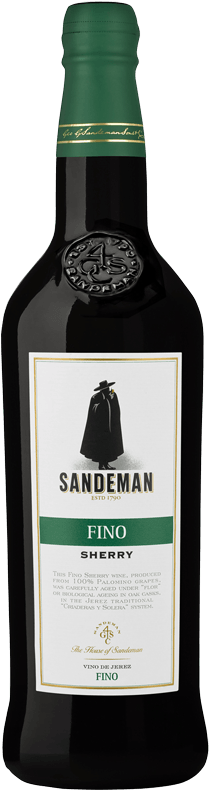 Sandeman Sherry Fino - Sandeman Fino Sherry (595x842), Png Download