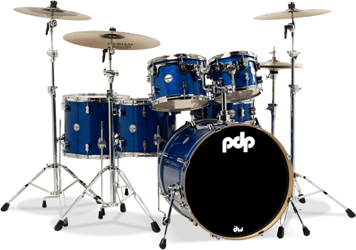 Concept - Pdp Concept Maple 5 Piece Blue (520x376), Png Download