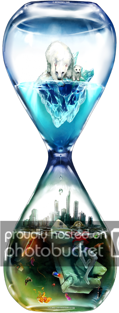 On Top Of All This, She Also Has On Online Flash Comic - Times Running Out Climate Change (386x1024), Png Download