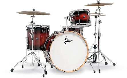 Gretsch Renown Drum Set - Gretsch Renown Maple Piano Black (460x460), Png Download
