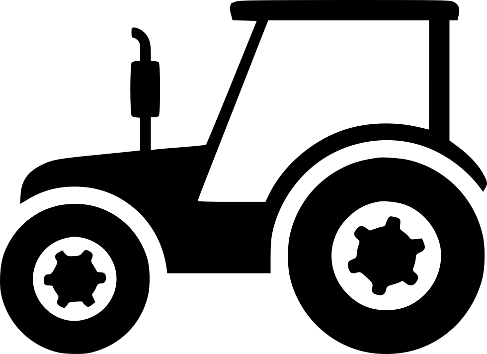 Png File Svg - Tractor Svg (980x712), Png Download