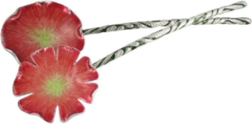 Fuchsia Lily Pad Salad Servers - Ahuva Beautiful Lily Pad Salad Servers (800x800), Png Download