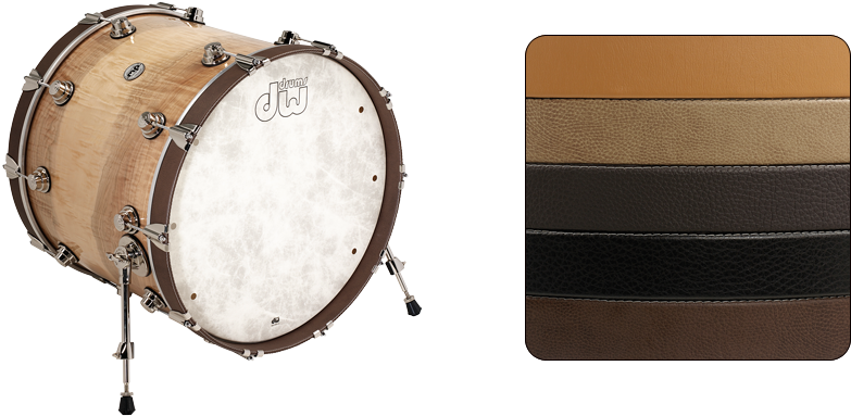 Lux Bass Drum - Lux Leather Bass Drum Hoops ™ (896x411), Png Download