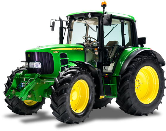 Download - John Deere Tractor 6330 (642x462), Png Download