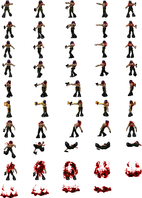 Looking For Dog Sprites Opengameart Org - Zombie 2d Sprites (475x678), Png Download