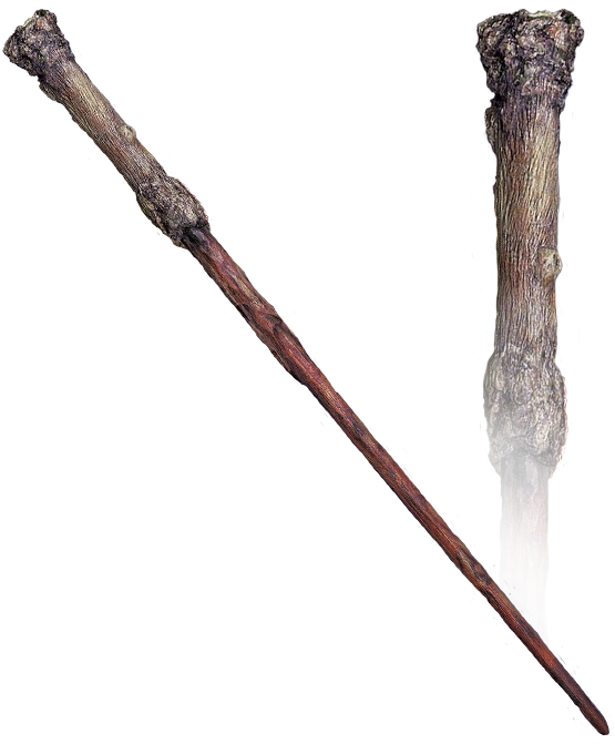 Harry Potter Wand - Wand With Iron Harry Potter (555x671), Png Download
