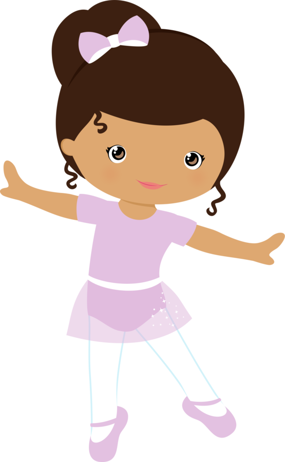 Girl Performing Ballet Silhouette - Girl Dancing Clipart (555x900), Png Download