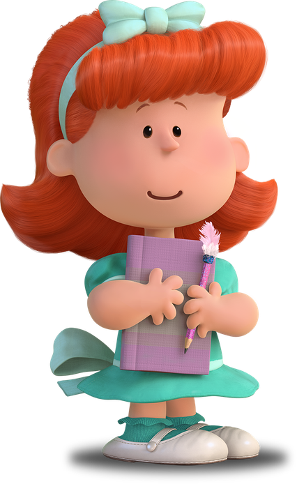 Little Red Haired Girl - Peanuts Movie The Little Red Haired Girl (426x694), Png Download