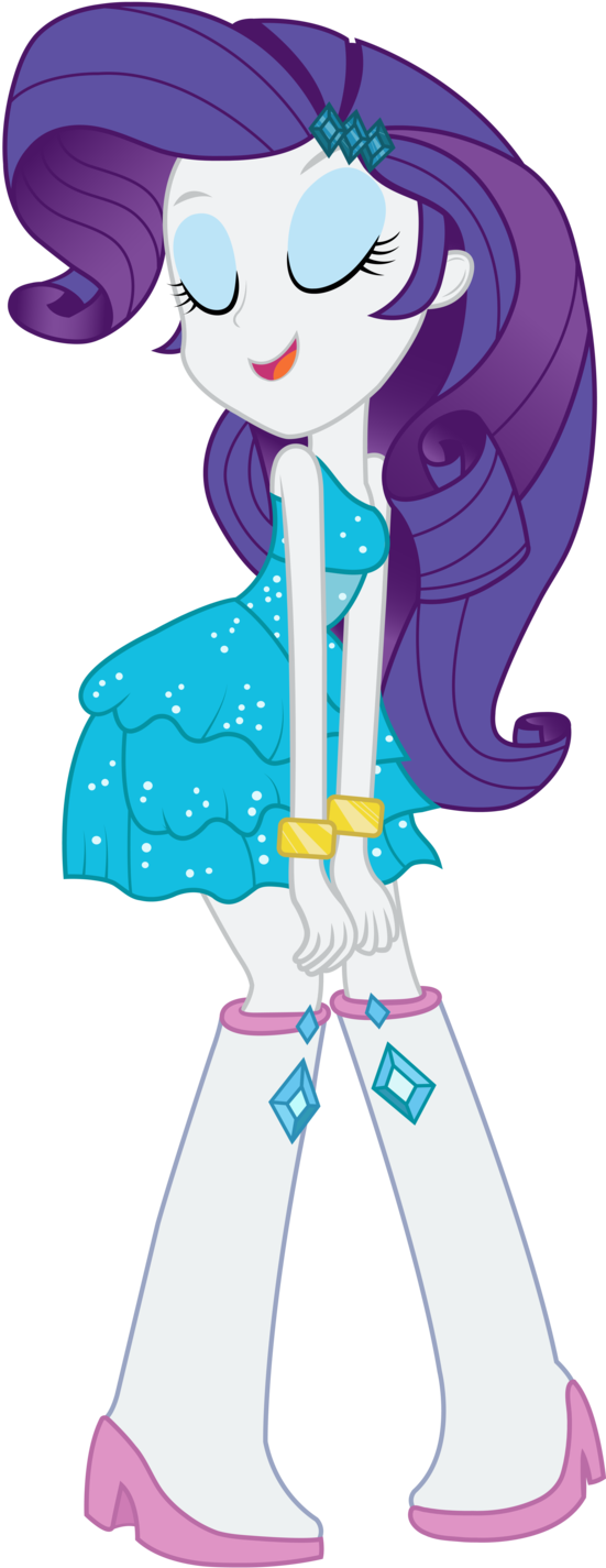 Human Rarity In Kassius' Eyes - Rarity Human Equestria Girls (557x1433), Png Download