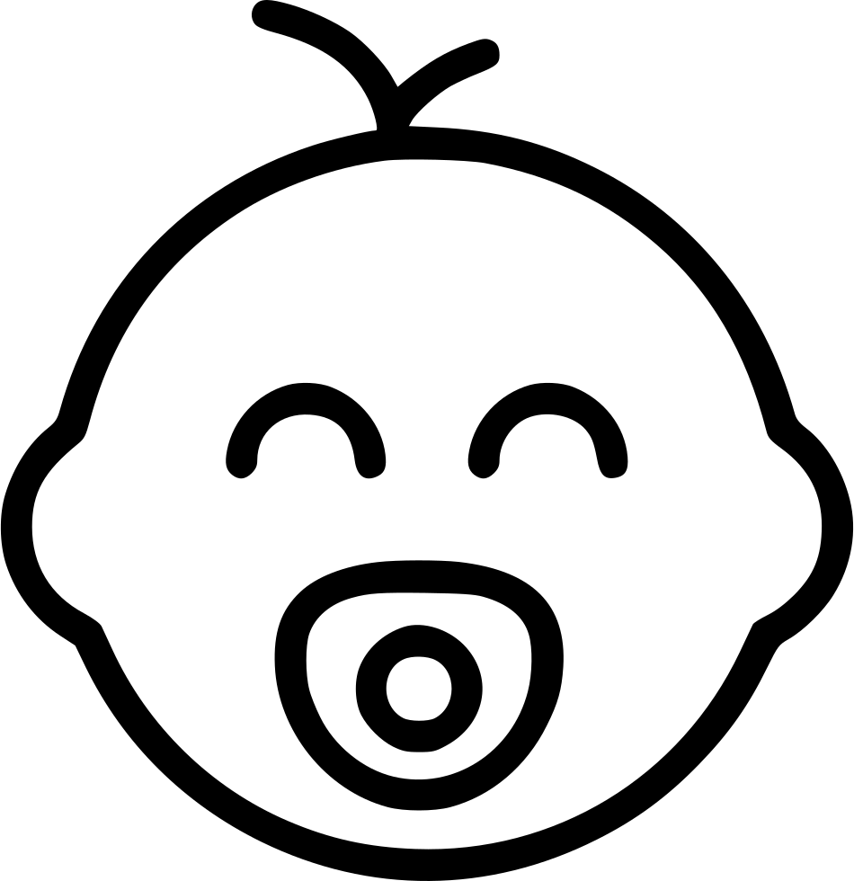 Baby Face Avatar Happy Family Comments - Baby Face Vector Png (950x980), Png Download
