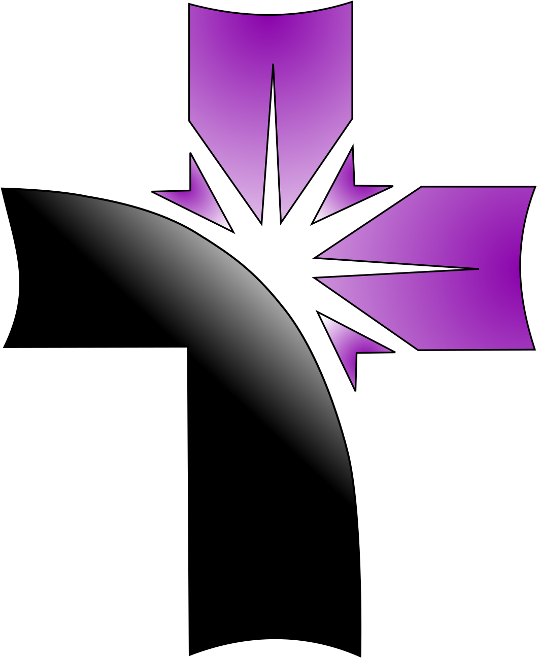 New Hope Baptist Church Banner Library Download - Baptist Cross Logo (1748x1790), Png Download