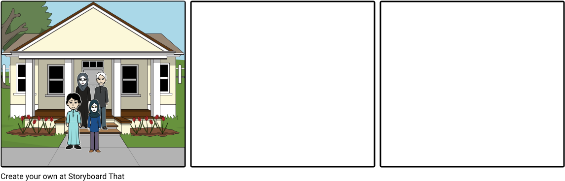 One Happy Family - House (1164x385), Png Download