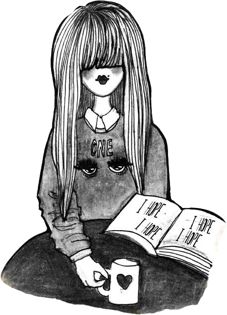 Vintage Girl Drawing Png By Ananurputeri On Deviantart - رمزيات خرافيه من الانستقرام (495x720), Png Download