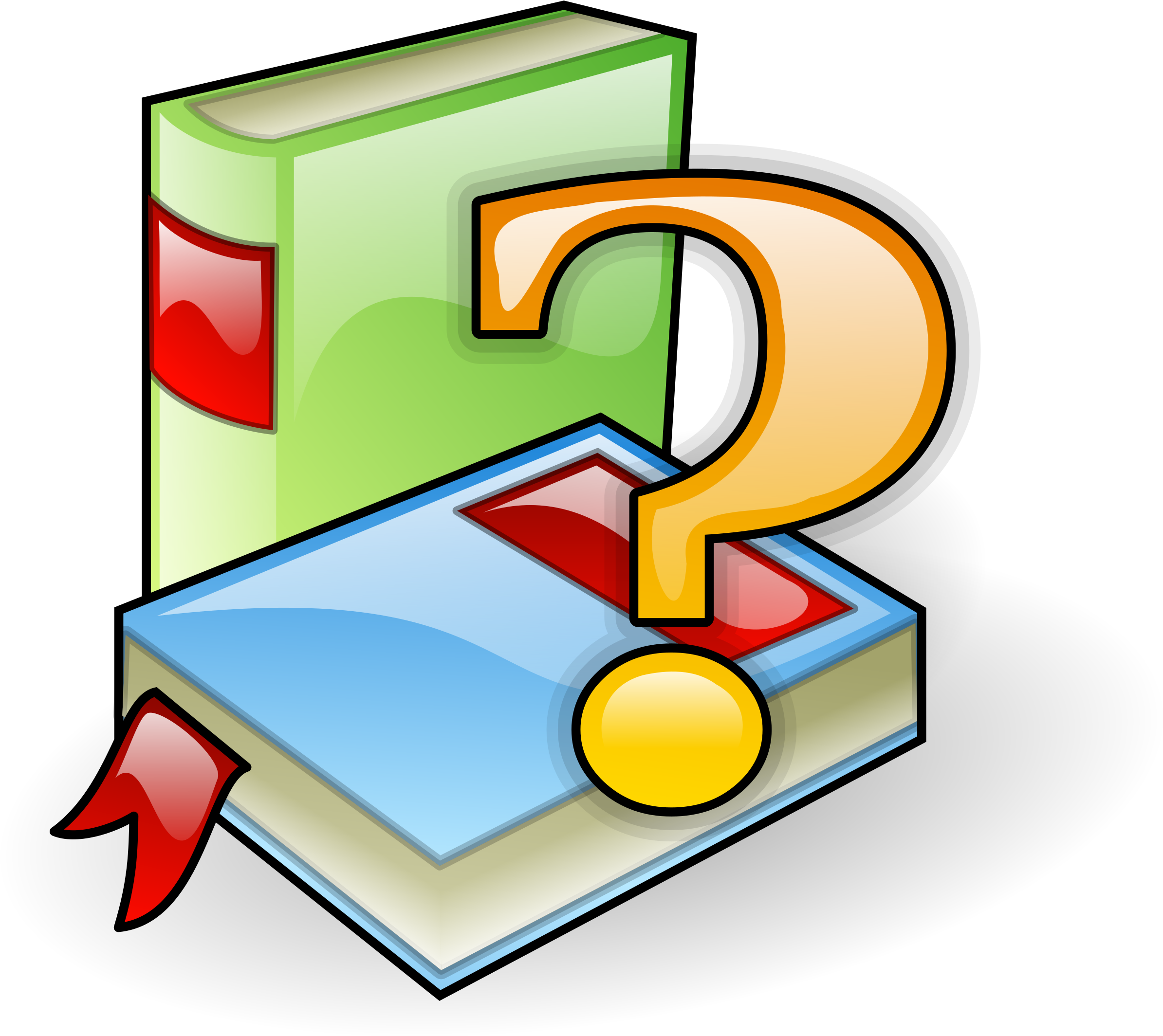 Books Clipart Question - Don T Judge A Book By Its Cover Clipart (2400x2131), Png Download