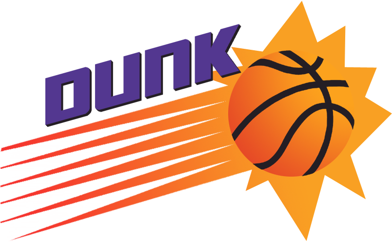Dunk - 1993 Phoenix Suns Logo (900x500), Png Download