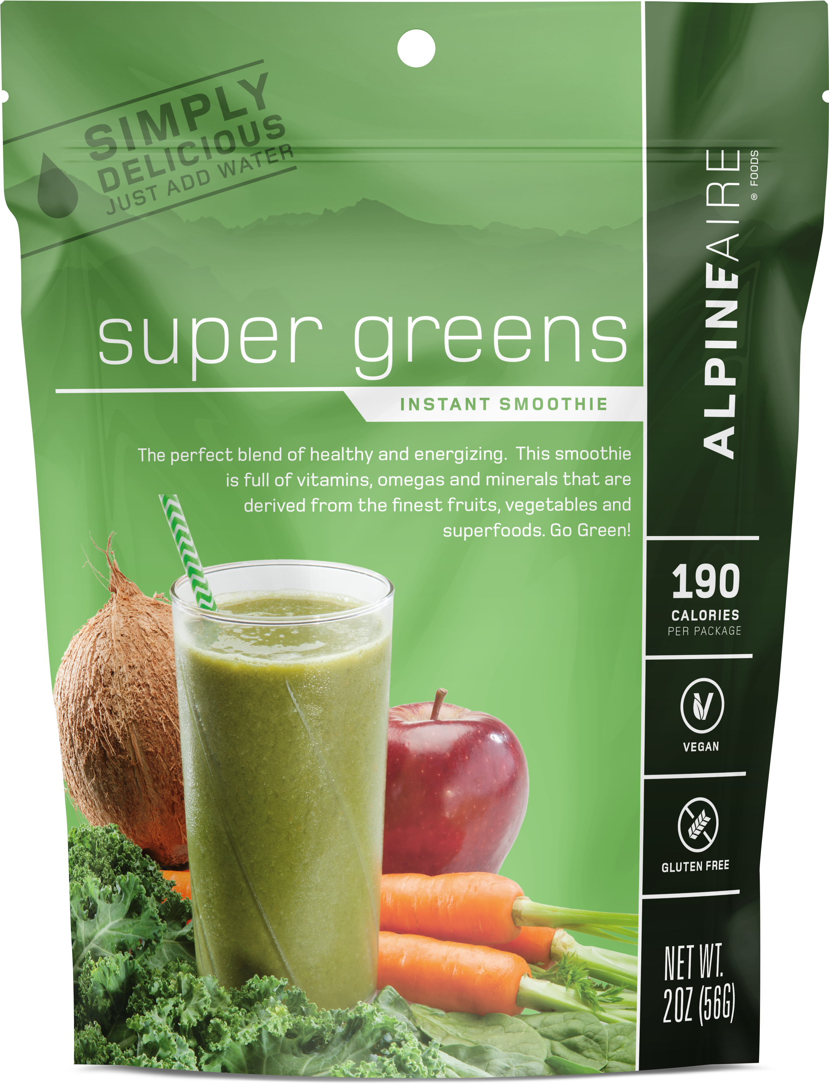 Enlarge Image - Alpine Aire Foods 30141 Super Greens Smoothie (4000x4000), Png Download