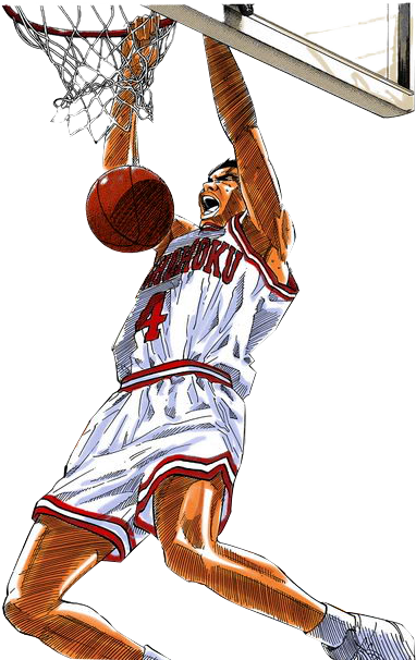 Render Photo Akagi Dunk5 Render - Streetball (389x605), Png Download