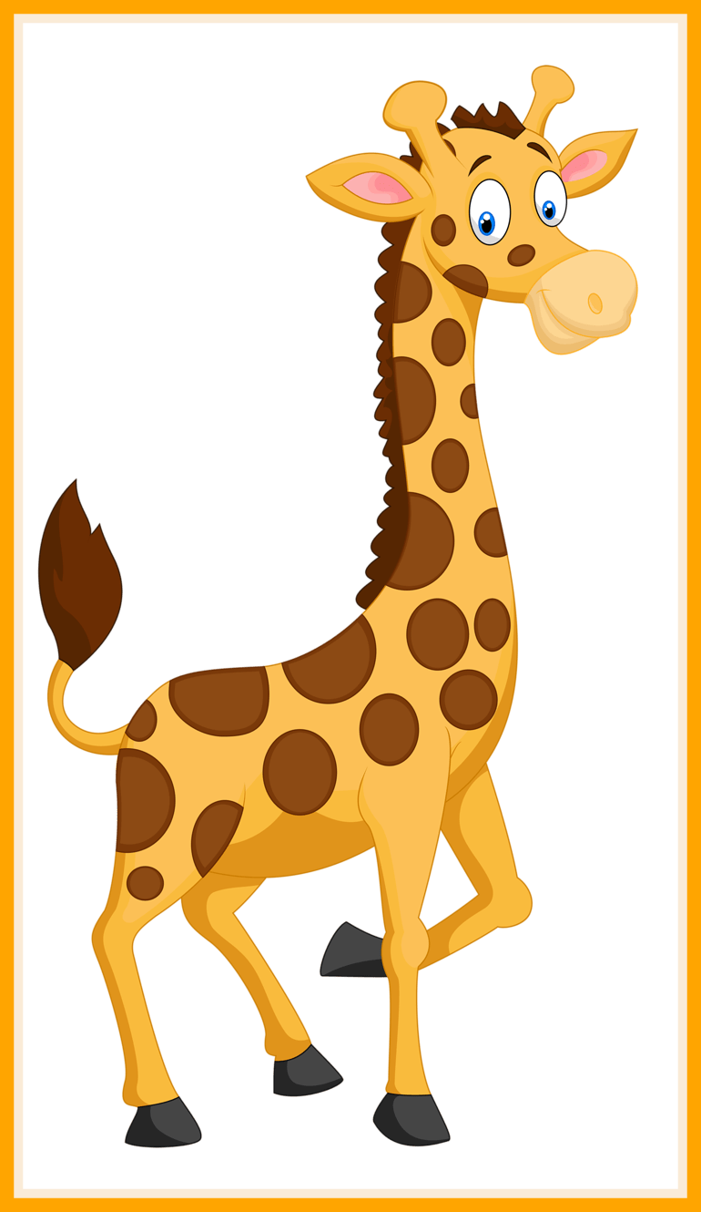 Astonishing Png Giraffe Clip Art And Rock Image Of - Free Clipart Giraffe (770x1330), Png Download