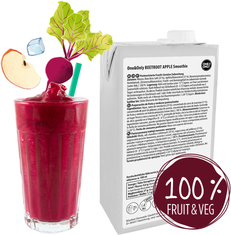 One&only Beetroot Apple Smoothie - Smoothie (533x533), Png Download
