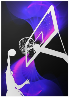 Basketball Dunk Silhouette (400x400), Png Download