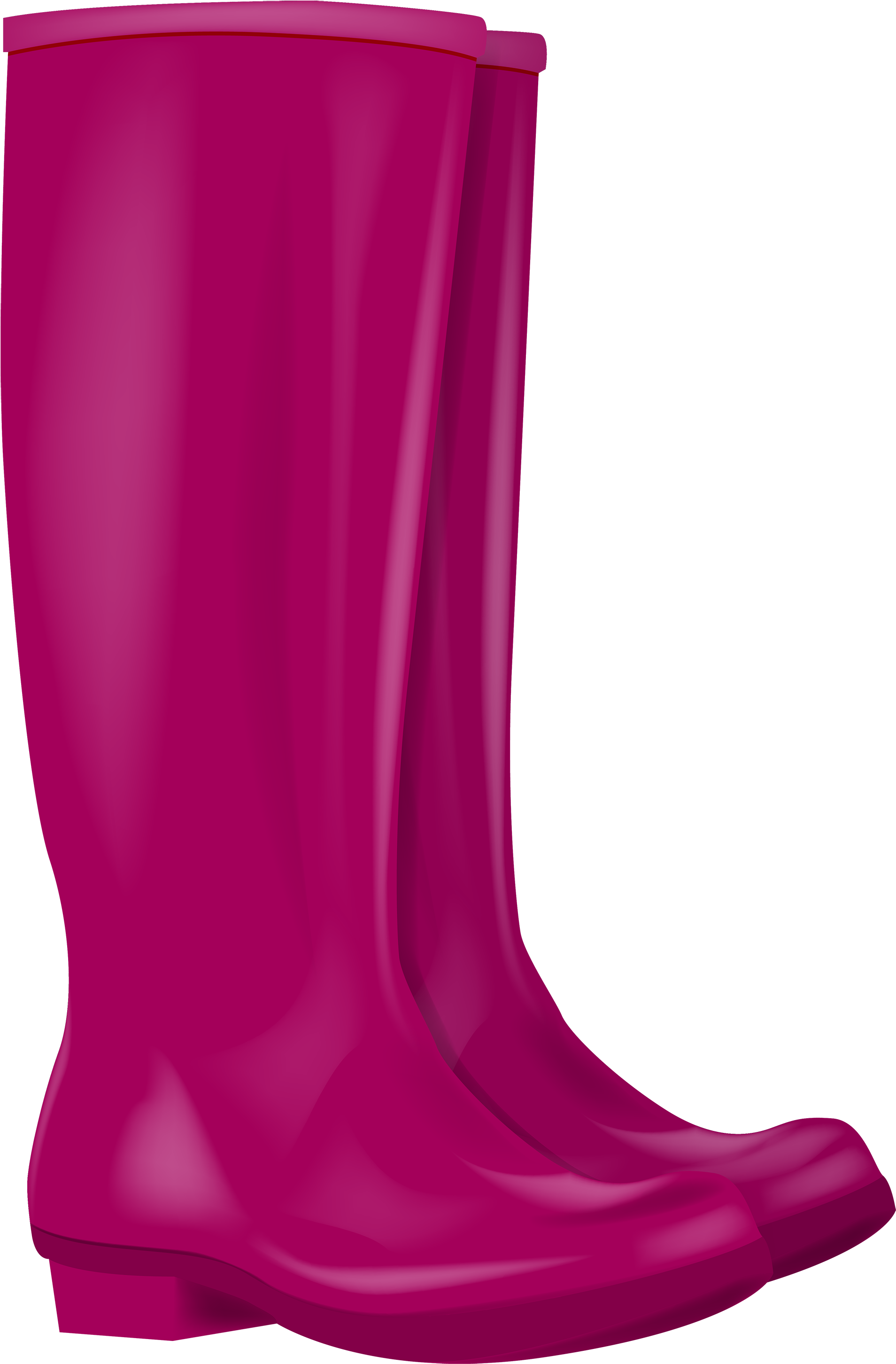 Clipart Stock Pink Rubber Boots Png Image Best Web - Violet Boots Clipart (1971x3000), Png Download