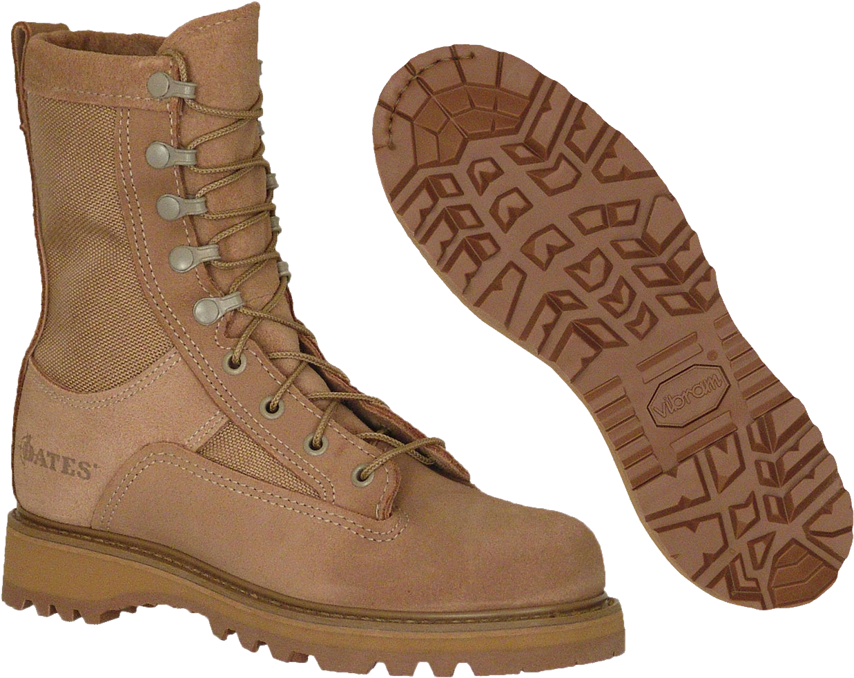 Combat Boots Png Image - Brown Boot Png (1260x1000), Png Download