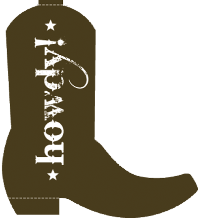 Cowboy Boot Western Boot Patterns Clipart - Cowboy Boot Clipart Png (400x442), Png Download