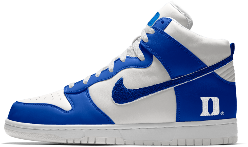 Dunkhigh1703 V1 - Villanova Nike Id Sneakers (1000x1000), Png Download