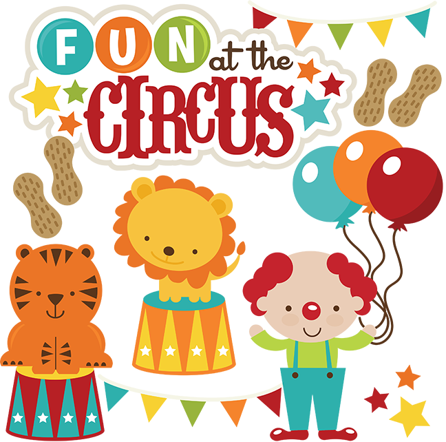 Fun At The Circus Svg Files For Scrapbooking Circus - Fun At The Circus Png (648x642), Png Download