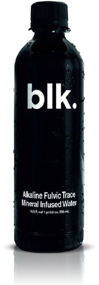 What's In The Bottle - Blk Fulvic Water Plastic Bottle12 X 500ml - Pre-order (216x573), Png Download