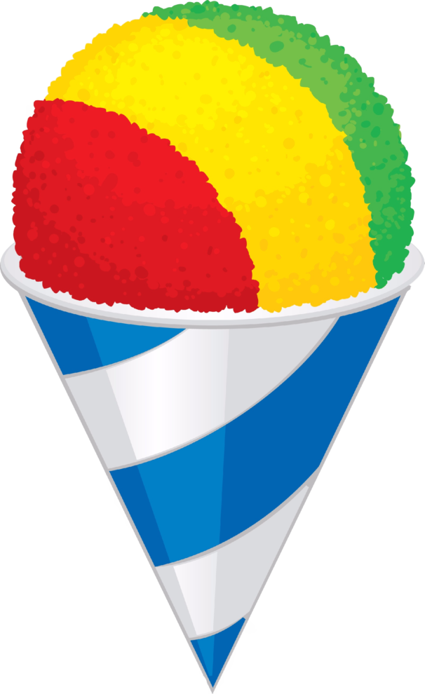 Clipart Freeuse Library Hawaiian Shaved Ice Cone Archives - Snow Cone Illustration (606x990), Png Download