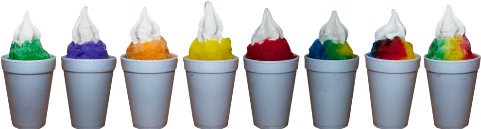 Jerrys Snow Cones Clip Freeuse Stock - Portable Network Graphics (1000x267), Png Download