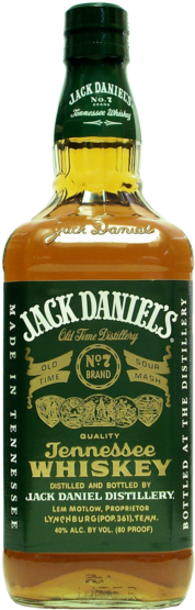 Jack Daniel's Whiskey Green Label (341x600), Png Download