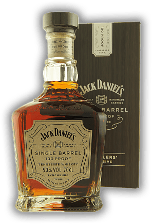 Jack Daniels Single Barrel 100 Proof 50% - Jack Daniel's Whiskey & Diet Cola (296x435), Png Download