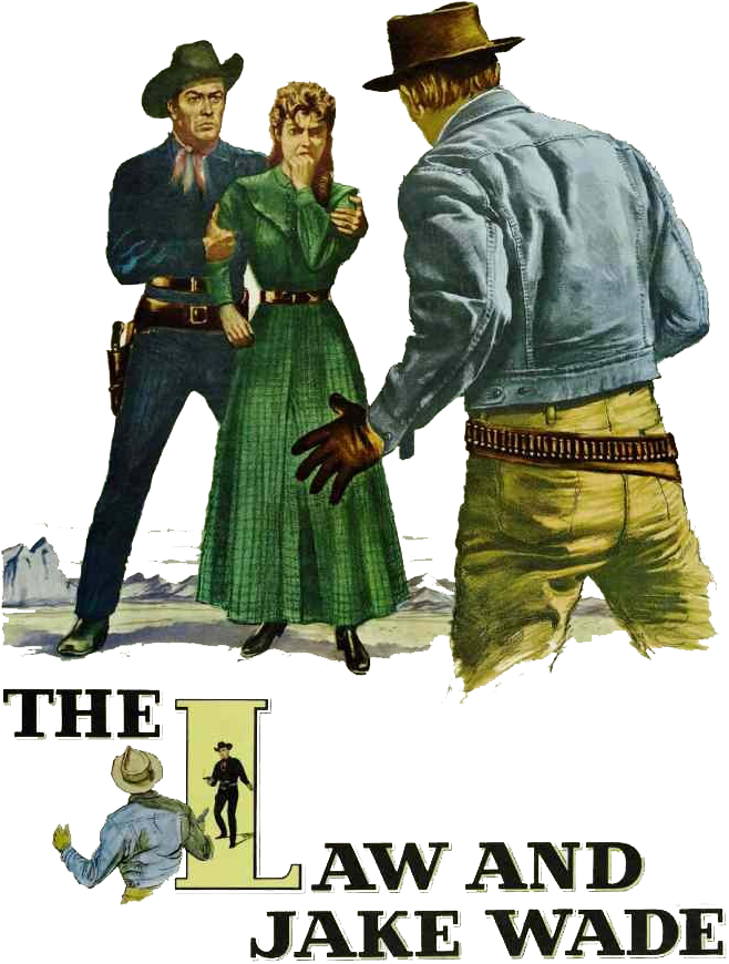 The - Law And Jake Wade Dvd (662x877), Png Download