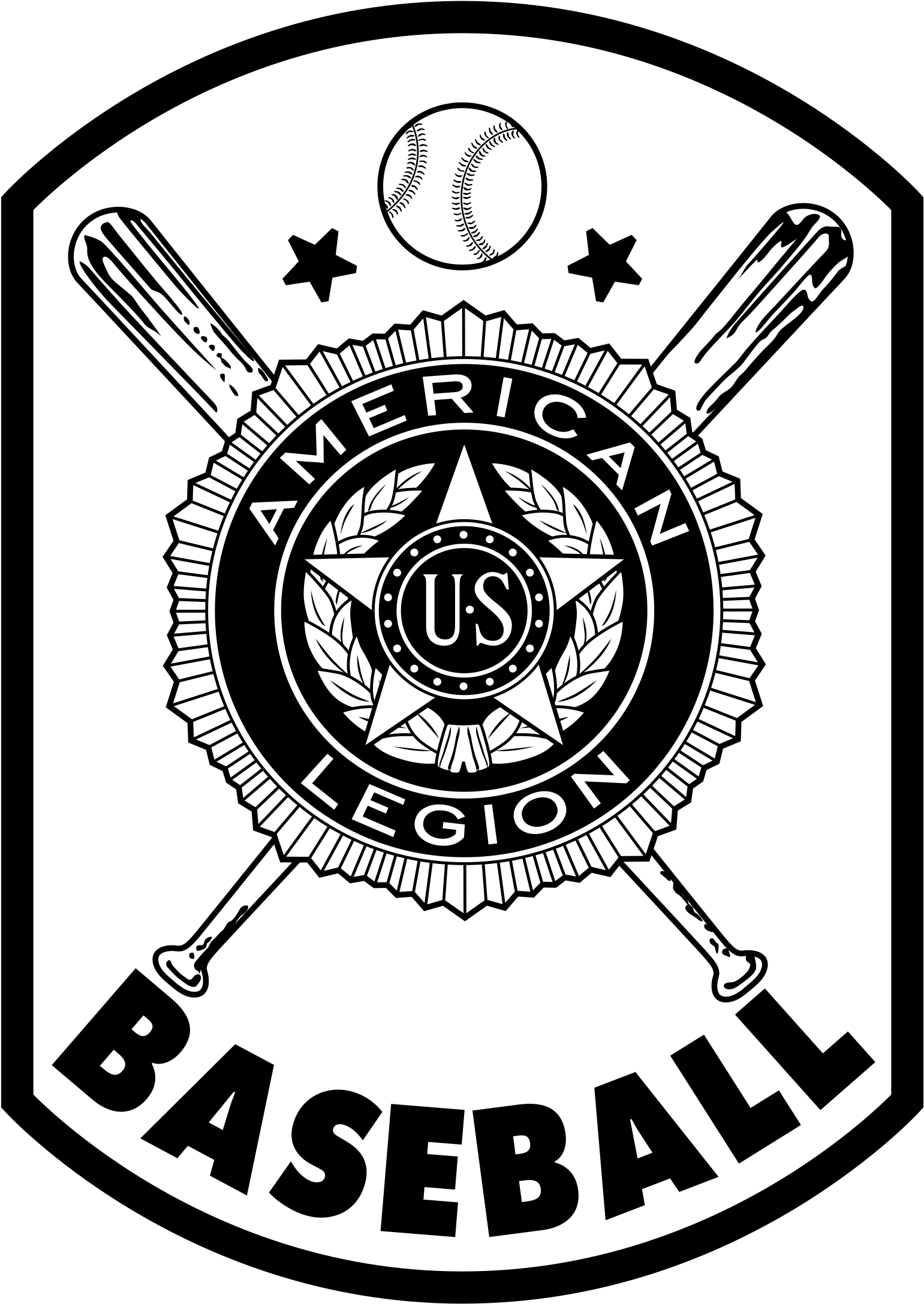 American Legion Baseball Logo Png Transparent - American Legion Baseball Logo (2400x2400), Png Download