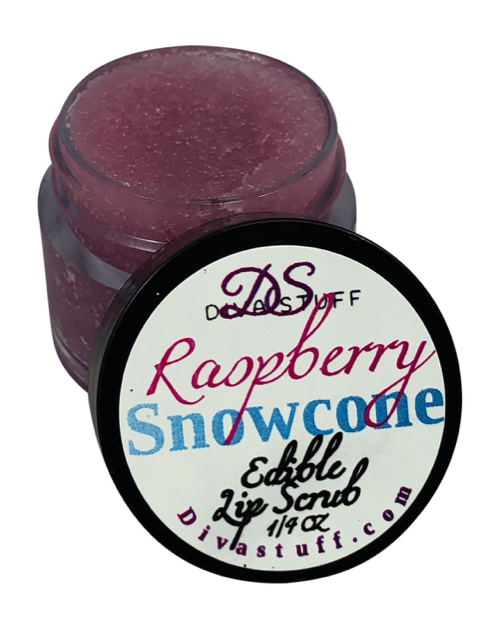 Raspberry Snowcone Lip Scrub Cropped - Cake Batter Lip Scrubbie By Diva Stuff - 1/4 Ounce (627x627), Png Download