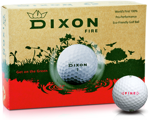 Dixon Fire Golf Balls (488x400), Png Download
