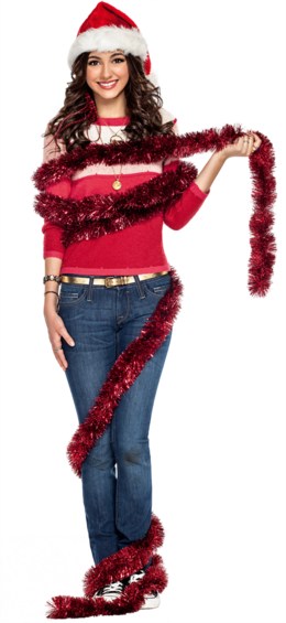 Victoria Justice Clipart - Victoria Justice Christmas Png (260x565), Png Download