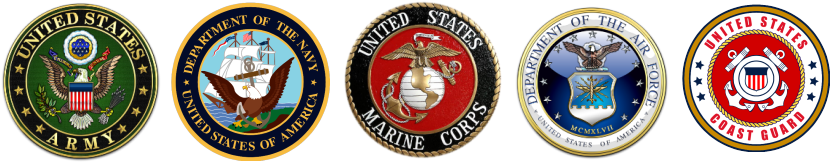 Join The American Legion - Military Branch Logos (835x170), Png Download