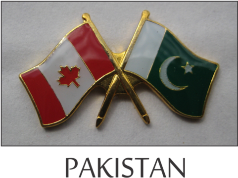 Crossed Flag Pins - Lapel Pin (480x480), Png Download